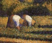 Georges Seurat The Countrywoman in the work oil on canvas